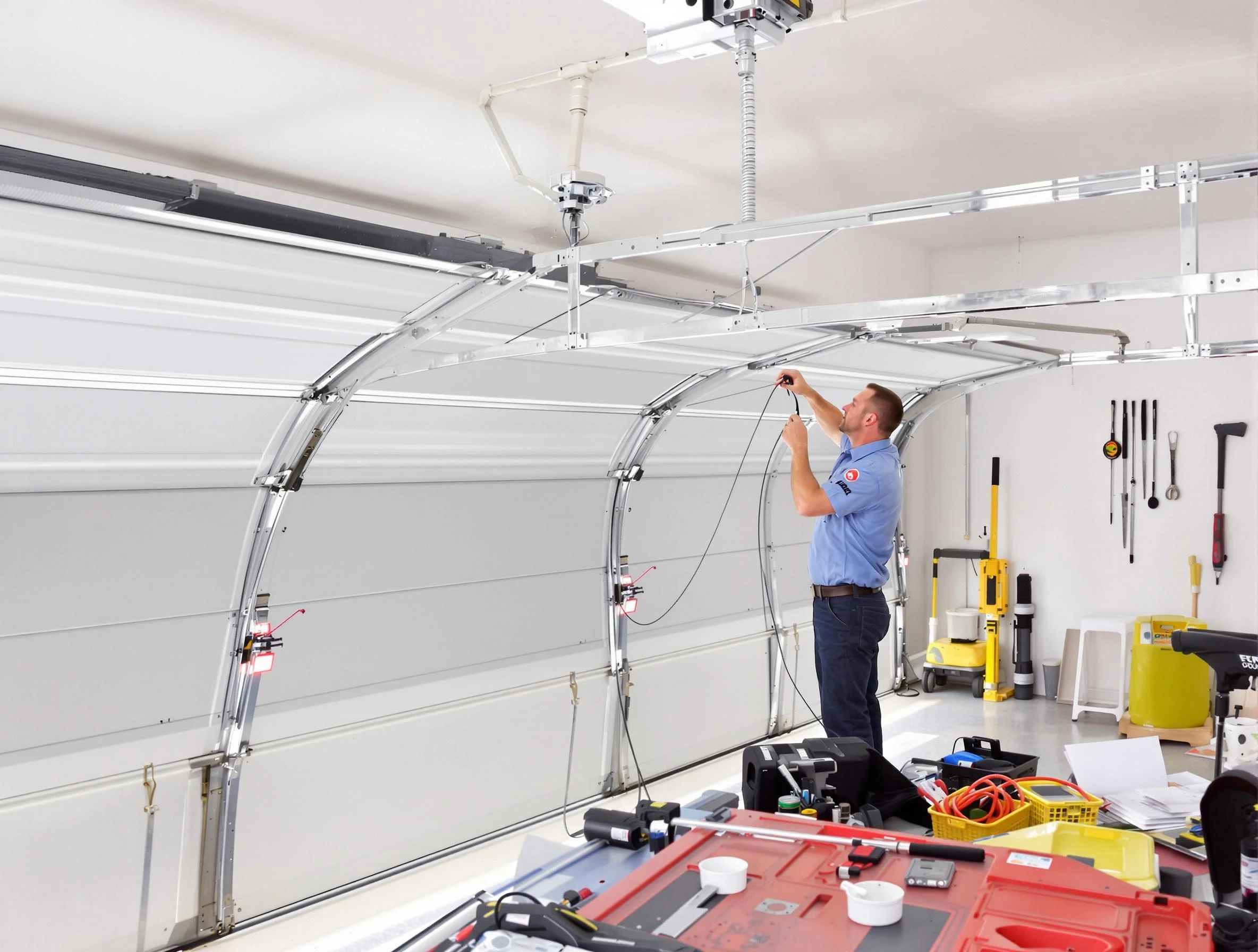 Garage door cable repair service by Metuchen Garage Door Repair in Metuchen