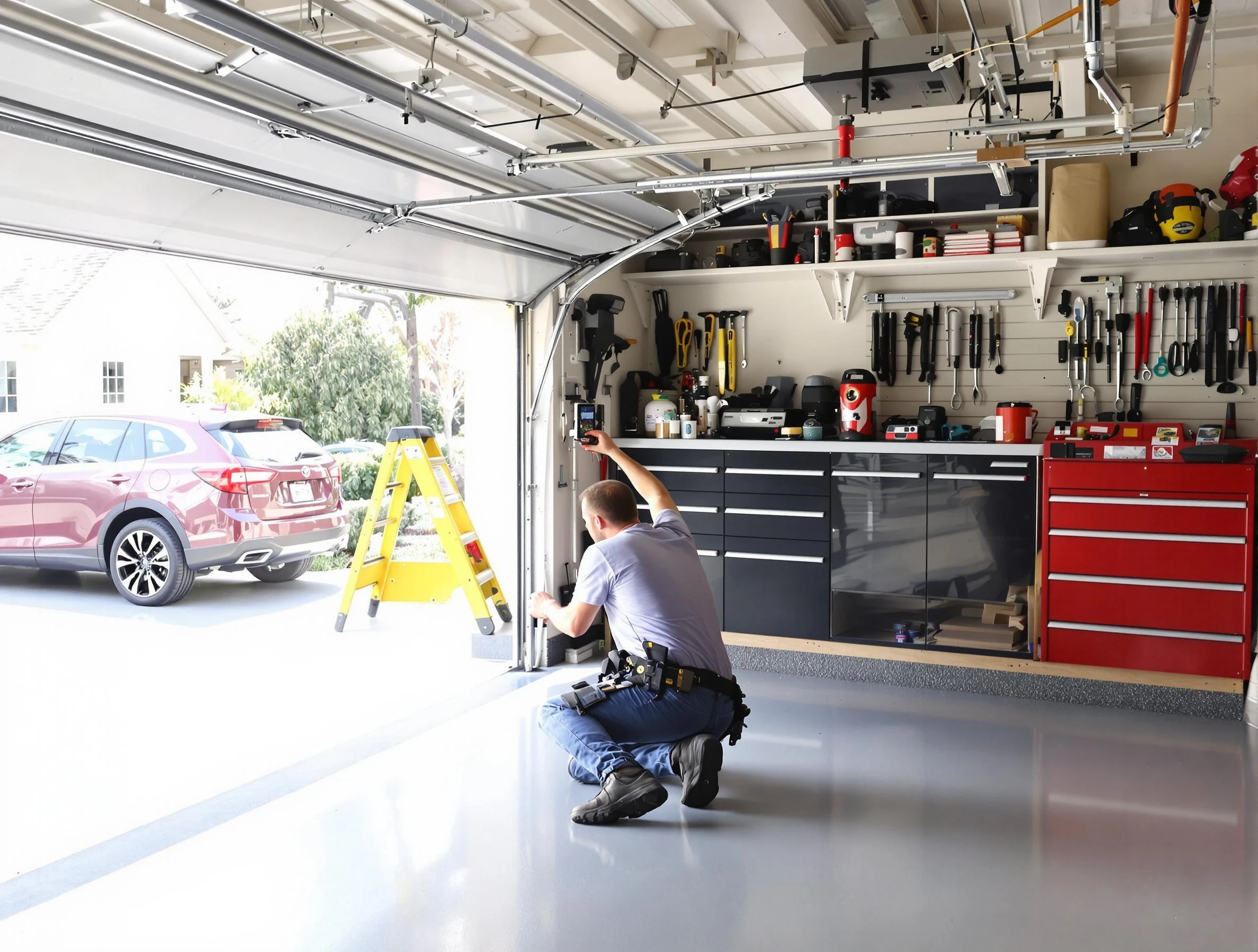 Local garage door repair service by Metuchen Garage Door Repair in Metuchen